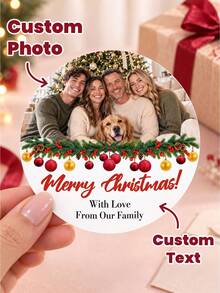 1/60/120pcs Customizable Christmas Round Stickers, Holiday Decoration Stickers, Personalized Christmas Labels, Perfect For Gift Boxes, Holiday Envelopes, Fragrance Containers, Home Decor, Great For Friends, Family, Partners, Christmas Gift Lovers, Suitable For Christmas Parties, Anniversary Gatherings, Holiday Dinners - Multicolor - View 1