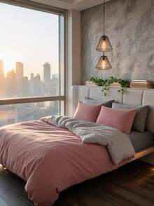 Tabea Home - Cozy Duvet Set - Pink - View 2