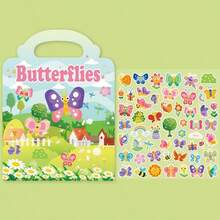 Reusable Sticker Book, Early Education Stickers For Kids, Quiet Sticker Book, Multiple Scenes, Suitable For Christmas And New Year Gifts, Reading Stickers, Quiet Book, Children's Christmas Stickers, Sticker Book - Multicolor - View 16