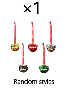 5pcs/1pc Decorative Bells With Colorful "Believe" Text, Suitable For Christmas Gifts, Christmas Tree Ornaments, New Year Party Favors, Wreath Making, Theme Parties, Etc. - one-size - View 10