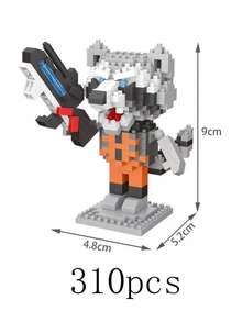 Disney The Avengers Spider-Man Building Blocks 310PCS Action Cartoon Character Superhero Hulks Groot Brick Model Building Block For Birthday Gifts - Multicolor - View 5