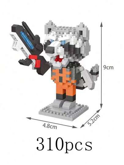 Disney The Avengers Spider-Man Building Blocks 310PCS Action Cartoon Character Superhero Hulks Groot Brick Model Building Block For Birthday Gifts