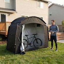 [Fits 2-3 Bicycles] Extra Large Outdoor Bicycle Cover Tent - UV Protection, Fits 2-2 Bicycles, Portable Foldable, Suitable For Garage/Garden Storage - Tent - View 6