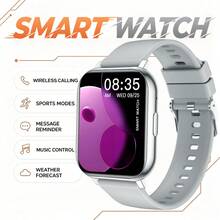 Smartwatch - High-Definition Display, Wireless Calling, Customizable Wallpaper, Fitness, Reminder, Music Control, Compatible With Android/IOS Phones, Equipped With 180mAh Battery. Ideal Gift Choice For New Year, Valentine's Day, Easter And Christmas. - Multicolor - View 13