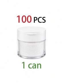 202PCS/101PCS/100PCS Soft Embossed Makeup Pad Pads With Transparent PET Jar 350ML, Double-Layer Sealed Flip Lid With Built-In Tweezers, Disposable Toner Pads For Travel And Daily Skincare Cleansing - Multicolor - View 10