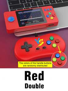 1pc New Handheld Game Console, 3-Inch HD Screen, Built-In 500 Classic Games, Supports TV Connection, 2-Player Multiplayer, Equipped With Classic GBA/FC Arcade Joystick, Perfect Holiday Gift For Boyfriend - View 13