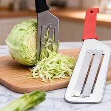 1pc Dual Blade Vegetable Slicer & Shredder, Cabbage Shredder, Peeler, Multi-Function Kitchen Slicing & Shredding Tool - Multicolor - View 10