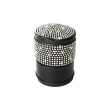 1pc Shiny Diamond Car Ashtray, Charming Sparkling Crystal Car Ashtray With Lid - Portable Office And Home Car Ashtray - Durable ABS Material, Decorated With Shiny Rhinestones, Creative Fashionable Women's Design - A - View 11