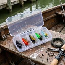 8pcs Long Casting Floating Minnow Lures, Durable ABS Plastic Hard Bait For Summer River And Sea Fishing - Multicolor - View 7