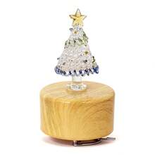 Christmas New Colorful Glass Christmas Tree Ornament Home Desktop Holiday Atmosphere Decoration - Multicolor - View 7