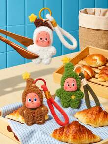 Pop Mart Labubu Star People Delicious Moment Series - Liontin Boneka Kue Kering yang Baru Dipanggang (1 Kotak Buta Acak) - MultiWarna - View 5