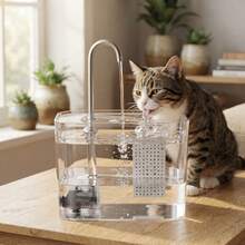 1.5L Cat Fountain, USB Powered Automatic Pet Water Dispenser - Provides Fresh, Clear Water For Cats And Dogs, Battery-Free Design - Multicolor - View 4
