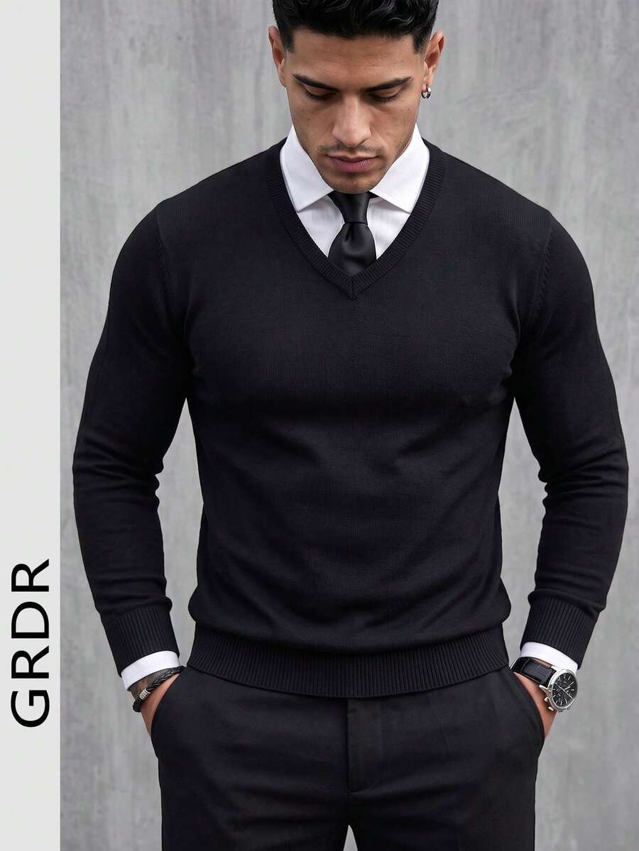 GRDR Men's Autumn/Winter Knit Sweater