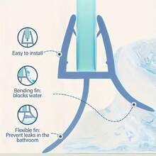 0.5/1/1.5/2M Shower Glass Door Strip Seals, Shower Door Bottom Seals Water Barrier For Dry Bathroom - Multicolor - View 8