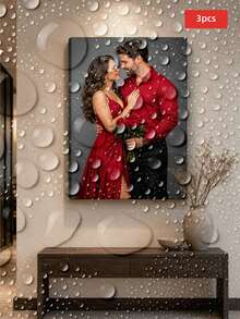 1/3/5件可客製化牆面藝術，個性化圖案，適合辦公室、走廊、休息室、臥室裝飾，送給她、他、朋友、家人、藝術愛好者的絕佳禮物，適用於生日派對、訂婚派對、節日派對、週年紀念派對 - 多色7 - 查看 14