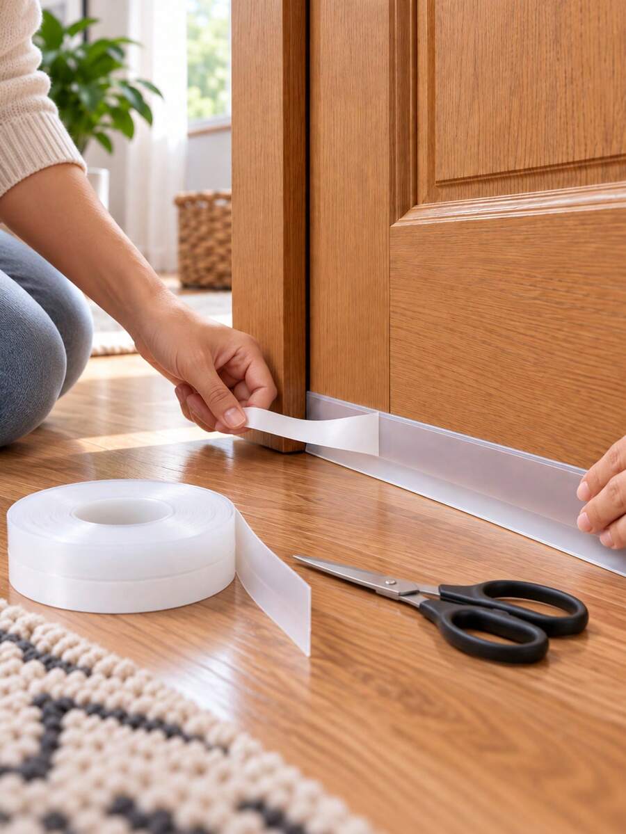 1M/Roll Transparent Sealing Tape, Self Adhesive Waterproof Gap Strip ...