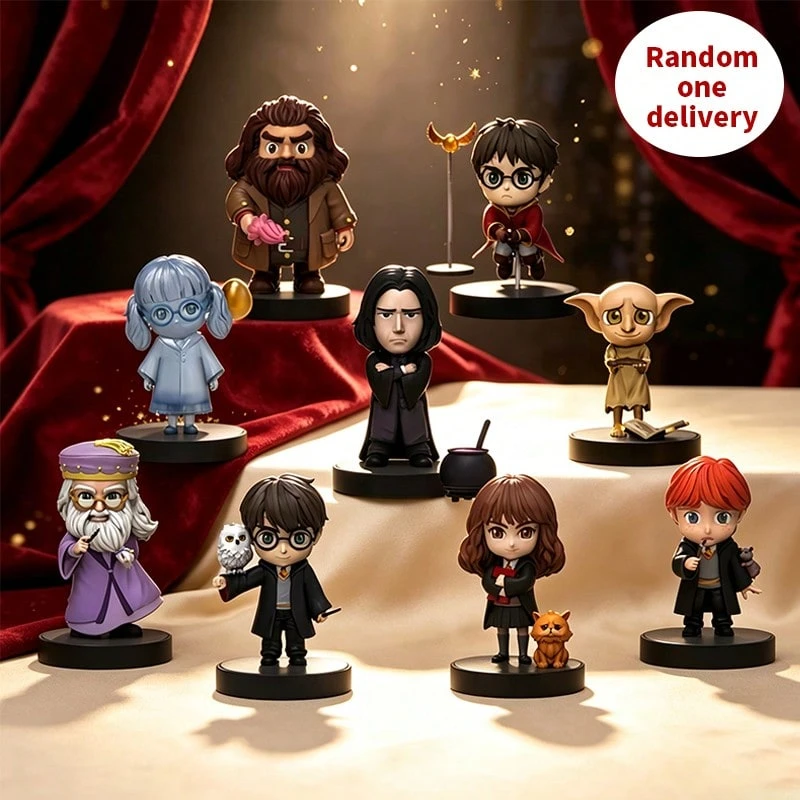 Miniso Harry Potter MEA-035 Series Blind Box Figures, Random 1 Piece, Wizard World Collectible Mini Figurines, Desktop Ornament, Birthday & Halloween Holiday Gift - Random 1 Piece - View 1