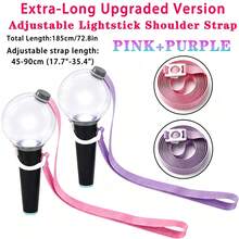 Tali Bahu Penyangga Light Stick Korean Pop, Tali Gantung Bahu Penyangga Light Stick Korean Pop, Tali Gantung Portabel untuk Aktivitas Selempang Korean Pop, Cocok untuk Permainan dan Aktivitas Pesta, Cocok untuk Pertemuan Penggemar Korean Pop, Permainan, Aktivitas, di Rumah, Pesta, Tahun Baru, Natal - Multiwarna - Versi diperpanjang yang ditingkatkan 185CM - View 19