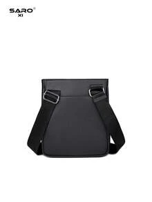 saroxi 1pc Men's Crossbody Bag, Side Bag, Shoulder Bag, Square Pouch, Multifunctional Small Bag For Commuting And Casual Use, Minimalist Style Black Phone Bag, Gift For Men - Multicolor - View 8