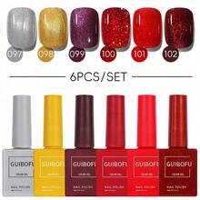 Set Kutek Gel 6 Warna dengan Botol yang Sesuai Warna, Cocok untuk Manikur Wanita di Musim Semi, Gugur, Dingin, dan Musim Panas, Manikur DIY di Rumah, Penataan Manikur Sehari-hari, Set Gel Warna-warni untuk Penggunaan Pribadi, Manikur di Rumah dan Desain Manikur Musiman - MultiWarna - View 35