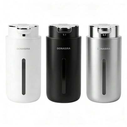 DONASIRA 1pc Brand New 420ml Large Capacity Touchless Wall-Mounted Electric Smart Infrared Automatic Soap Dispenser, Portable Hand Soap Bottle/Household Detergent Fast Dispensing Pump/Kitchen Bathroom Cleaning Tool