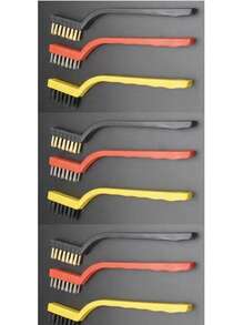 1/3/9 Gas Stove Cleaning Brush, Multi-Functional Steel Wire Brush, Suitable For Cleaning, Powerful Rust Removal And Oil Stain Scraping, Applicable To Gas Stoves, Kitchen Sinks, Tile Gaps And Home Deep Cleaning, Halloween, Christmas, Thanksgiving Party Cleaning Use - Multiple Styles - View 11