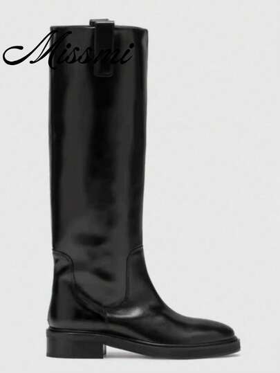 Classic Versatile Knee-High Riding Boots 2025 Autumn/Winter New Vintage Tall Boots