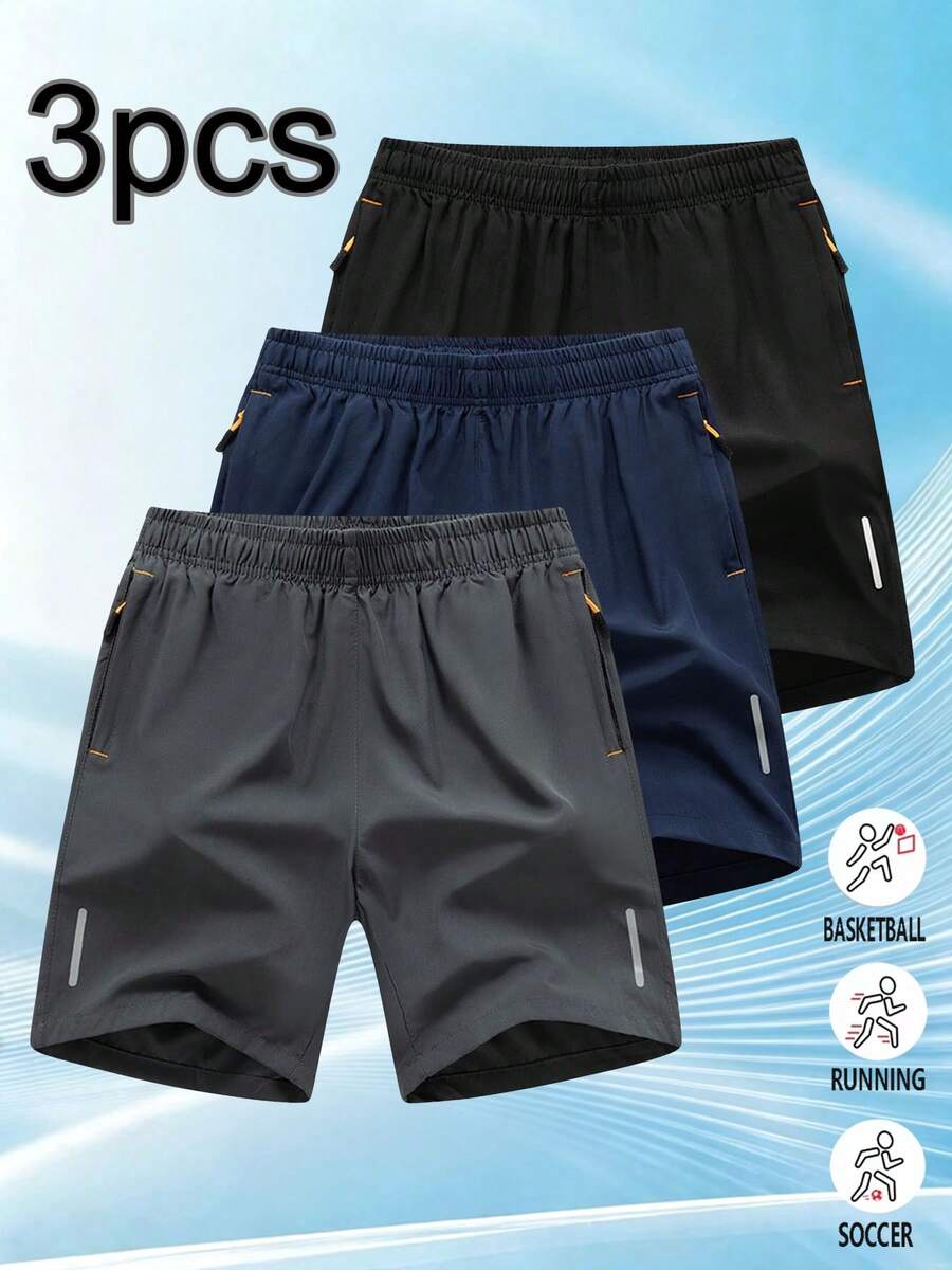 Men's Lightweight Athletic Shorts For Running, Sports, Fitness, Training, High Performance Summer - Multicolor - View 1