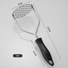 2pcs Heavy Duty Potato Masher, Commercial And Home Use, Non-Slip Handle, Stainless Steel Material, Easy To Clean, Suitable For Potatoes, Vegetables And Fruits, Perfect For Home Cooking Enthusiasts And Professional Chefs. Vegetable Masher/Puree Tool, Essential Kitchen Utensil, Ergonomic Handle, Durable Kitchen Appliance, Home Decor, Christmas Home Decor, Kitchen Gadget, Kitchen Utensil, Ramadan, Kitchen Supplies, Home Accessories, Kitchen Storage, Camping Essentials, Kitchen Must-Haves, Kitchen Decor And Accessories, Home Essentials - Multicolor - View 12