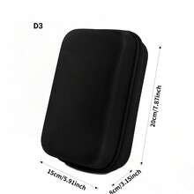 Portable EVA Hard Shell Protective Case Compatible With FujifilmMini7 Mini9 Mini11 Mini12 Mini13, Travel Carrying Storage Bag - Black - View 5