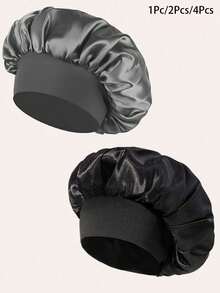 Awegeo 10pcs/Pack Women's Satin Sleeping Cap, Hair Protecting, Daily Use - 10Pcs-bonnet - View 15