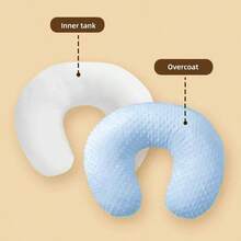 Nursing Pillow And Positioner Breastfeeding And Bottle Feeding, Propping Baby,Tummy Time, Sitting Support, With Removable Polyester Cover, Dots Fabric - Multicolor - View 8