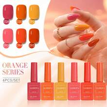 Set Kutek Gel 6 Warna dengan Botol yang Sesuai Warna, Cocok untuk Manikur Wanita di Musim Semi, Gugur, Dingin, dan Musim Panas, Manikur DIY di Rumah, Penataan Manikur Sehari-hari, Set Gel Warna-warni untuk Penggunaan Pribadi, Manikur di Rumah dan Desain Manikur Musiman - MultiWarna - View 8
