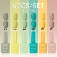Set Kutek Gel 6 Warna dengan Botol yang Sesuai Warna, Cocok untuk Manikur Wanita di Musim Semi, Gugur, Dingin, dan Musim Panas, Manikur DIY di Rumah, Penataan Manikur Sehari-hari, Set Gel Warna-warni untuk Penggunaan Pribadi, Manikur di Rumah dan Desain Manikur Musiman - MultiWarna - View 46