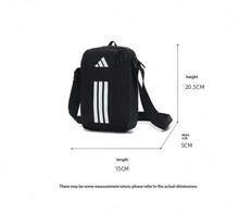 Adidas PRIMELIFT 2.4L Brand Logo Print Polyester Black Crossbody Bag Unisex Black - Black - View 11
