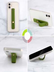 6/3/1pc Retractable Phone Ring Holder Finger Strap Stand, Portable Phone Ring Grip Handle (Classic Color) - Retractable Finger Sleeve Stand - View 7