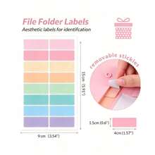 8-Pocket Expanding Folder, Accordion-Style Paper Organizer With Color-Coded Labels, Portable Expanding Bill And Receipt Holder, Letter/A4 Size Document Storage For Home, School, And Office; School Supplies. - Multi-color - View 4