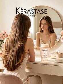 Kérastase Rose Gloss 滋養洗髮精 80ml 旅行裝 - 專為乾枯、暗淡、毛躁髮質設計，恢復光澤 - Rose - 查看 8