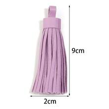 4pcs/Pack Leather Tassel Key Fob, Approx. 9cm Length, Suitable For Clothing, Shoes, Hats, Home Decor PU Tassel Pendant - PU Leather Fringe - View 4