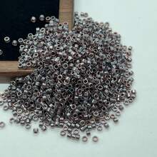 30g/Pack, Approx. 1800pcs, 2.5mm Glass Seed Beads, Oily Dyed Core Series, Suitable For Handmade DIY Charm Bracelets, Pendants, Jewelry & Accessories Making - 2.5mm 109A Oil-dyed Core 19 Colors - View 16