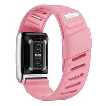 Soft Silicone Dual-Color Sports Watch Band For 5.0 Wristband Fitness Tracker, Smart Watch Band Replacement, 5.0 Wristband Unisex, 12 Colors Available - 25mm - View 6