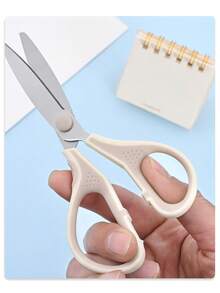 (Oule) Multi-Purpose Stainless Steel Scissors, Suitable For School, Office And Home Use, Portable Multi-Function Craft And Paper Cutting Tool, Comfortable Handle, Stationery Office Supplies, Back To School Student Supplies - Single Piece - View 5