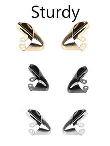 Metal Anti-Kick Toe Protector, Designed To Prevent High Heel Damage, Durable Pointed Toe Cover Elegant Suitable For Women's High Heel Repair Decoration Protection, Portable Decorative Pointed Toe, Durable And Fashionable, Perfect For High Heels, Boots And High Heels, Shoe Decoration, Protection Repair, Easter Gift, Mother's Day Gift, Independence Day Gift, Travel Essential, Party Favor, Wedding Gift - Multicolor - View 18