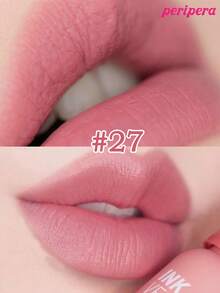 K-Beauty Peripera Ink Velvet Liquid Lipstick + Matte Blush Palette, High Pigment, Long-Lasting, Velvet Matte, Fine Texture, Korean Makeup Set - Lip & Blush Glow Set - View 3