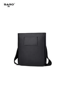 saroxi 1pc Men's Crossbody Bag, Side Bag, Shoulder Bag, Square Pouch, Multifunctional Small Bag For Commuting And Casual Use, Minimalist Style Black Phone Bag, Gift For Men - Multicolor - View 6