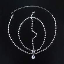 Bohemian Fashion Chain Hair Accessory Chain, Shiny Jewelry Accessory For Women, Suitable For Banquet, Party And Dance - Silver - View 4