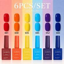 Set Kutek Gel 6 Warna dengan Botol yang Sesuai Warna, Cocok untuk Manikur Wanita di Musim Semi, Gugur, Dingin, dan Musim Panas, Manikur DIY di Rumah, Penataan Manikur Sehari-hari, Set Gel Warna-warni untuk Penggunaan Pribadi, Manikur di Rumah dan Desain Manikur Musiman - MultiWarna - View 71