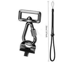 Camera Neck Strap Screw Holder, 1/4 Thread Camera Screws With Rubber Washer For Quick Install/Release Wrist Strap Sling - View 10