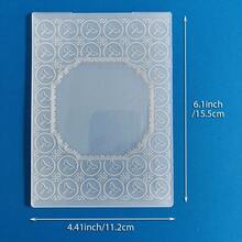 Embossing Plates, Wall Tiles, Wood Grain, Multiple Pattern Embossing Templates, Plastic Texture Mats, Suitable For Greeting Card Making, Scrapbooking, DIY Paper Crafts - Embossed Wall Tiles - View 5