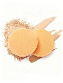 Makeup Sponge Face Powder Puff, Wet & Dry Use Soft Round Makeup Sponge Set For Foundation, Powder & Cream, Foundation Blending, Suitable For All Skin Types, Professional Beauty Makeup Sponge - Multicolor - View 2